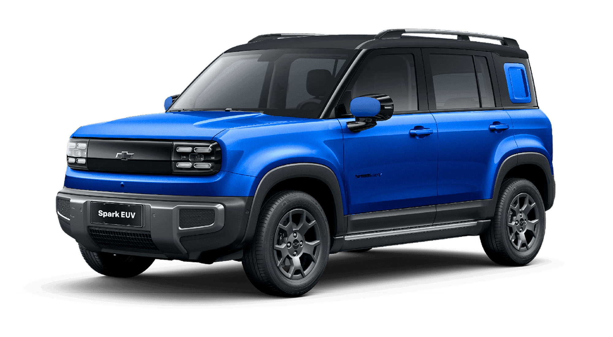 Chevrolet Spark EUV en azul tormenta