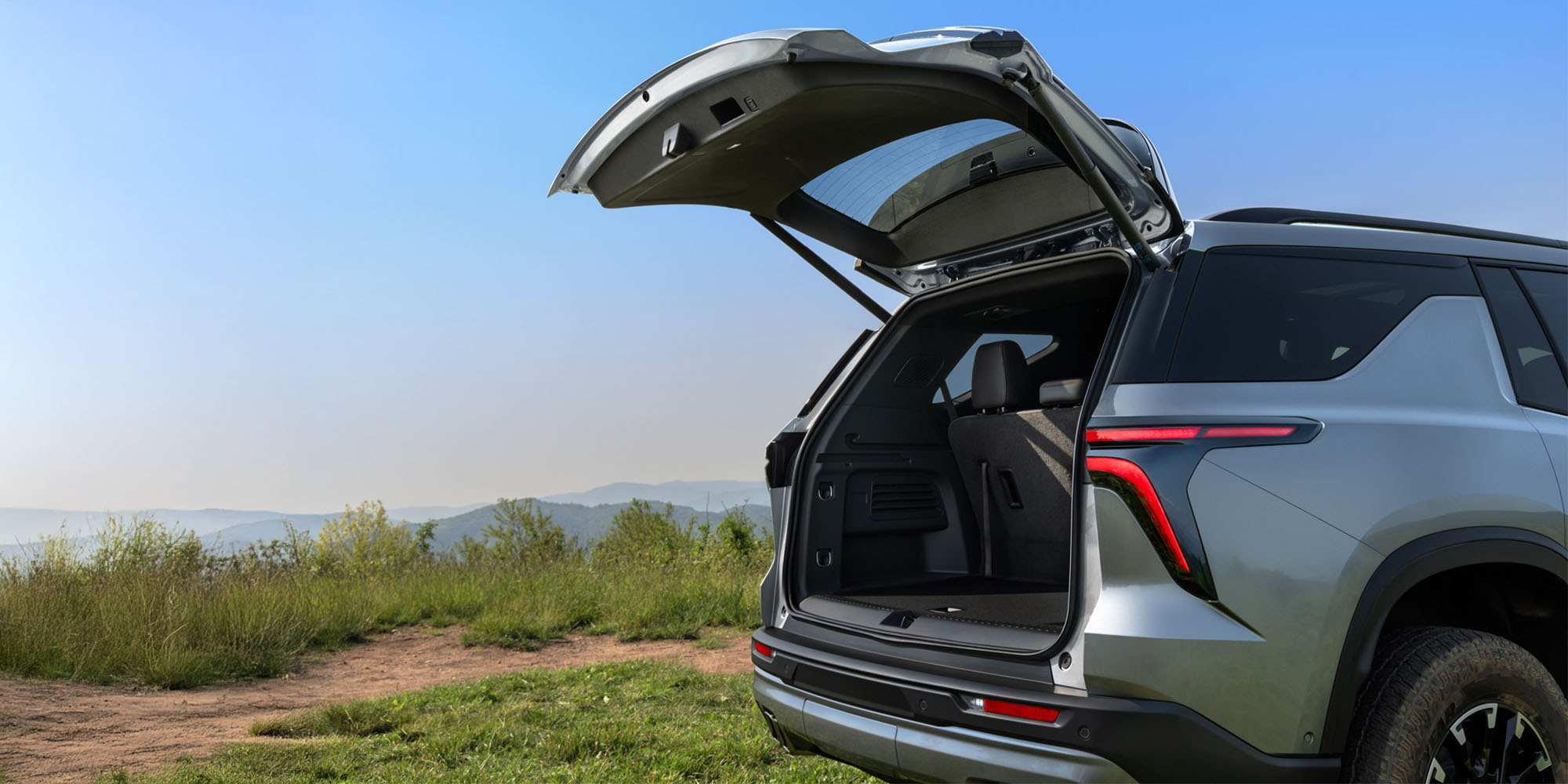 Maletero abierto de Chevrolet Traverse Z71