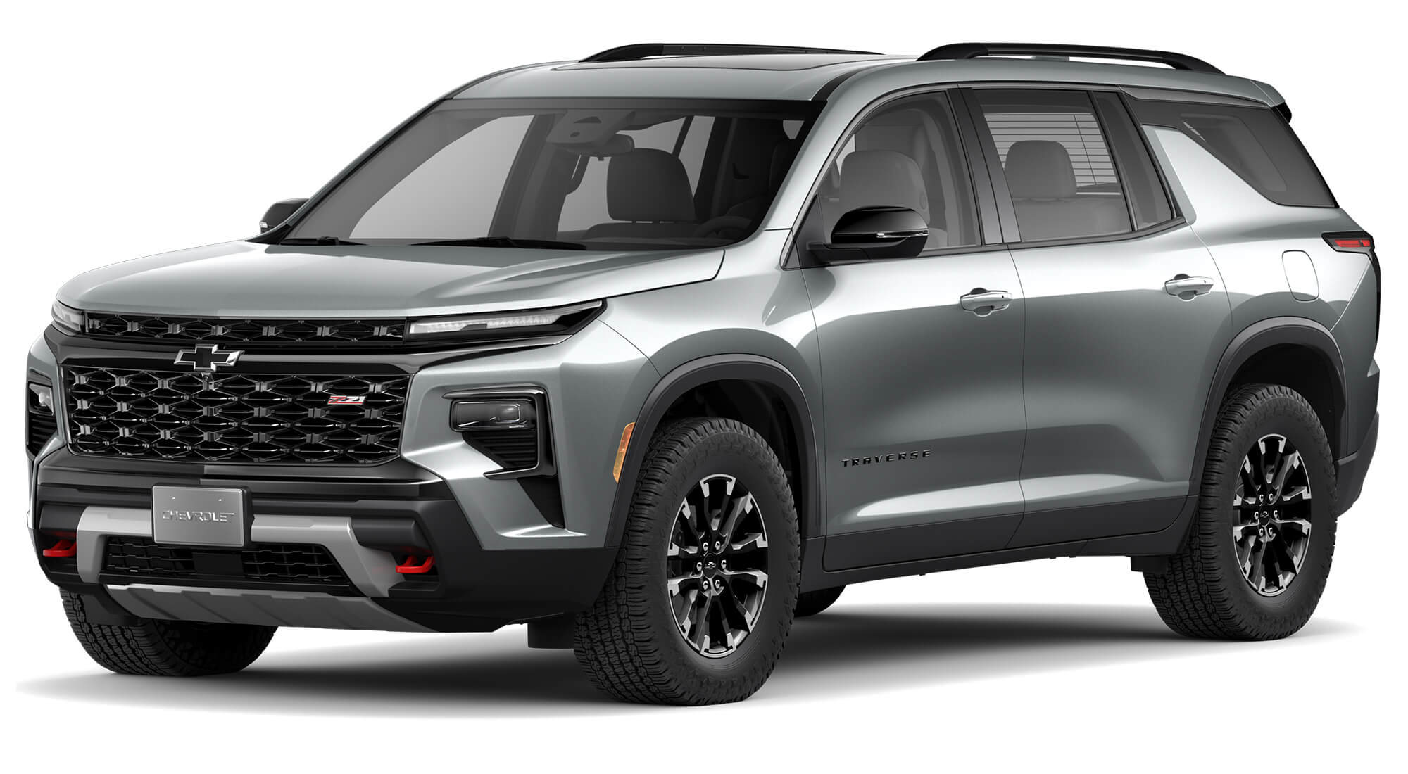 Color exterior gris tiburón Chevrolet Traverse Z71