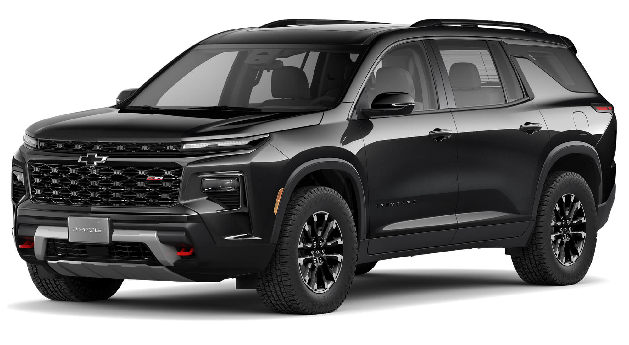 Chevrolet Traverse Z71 color negro metálico vista lateral