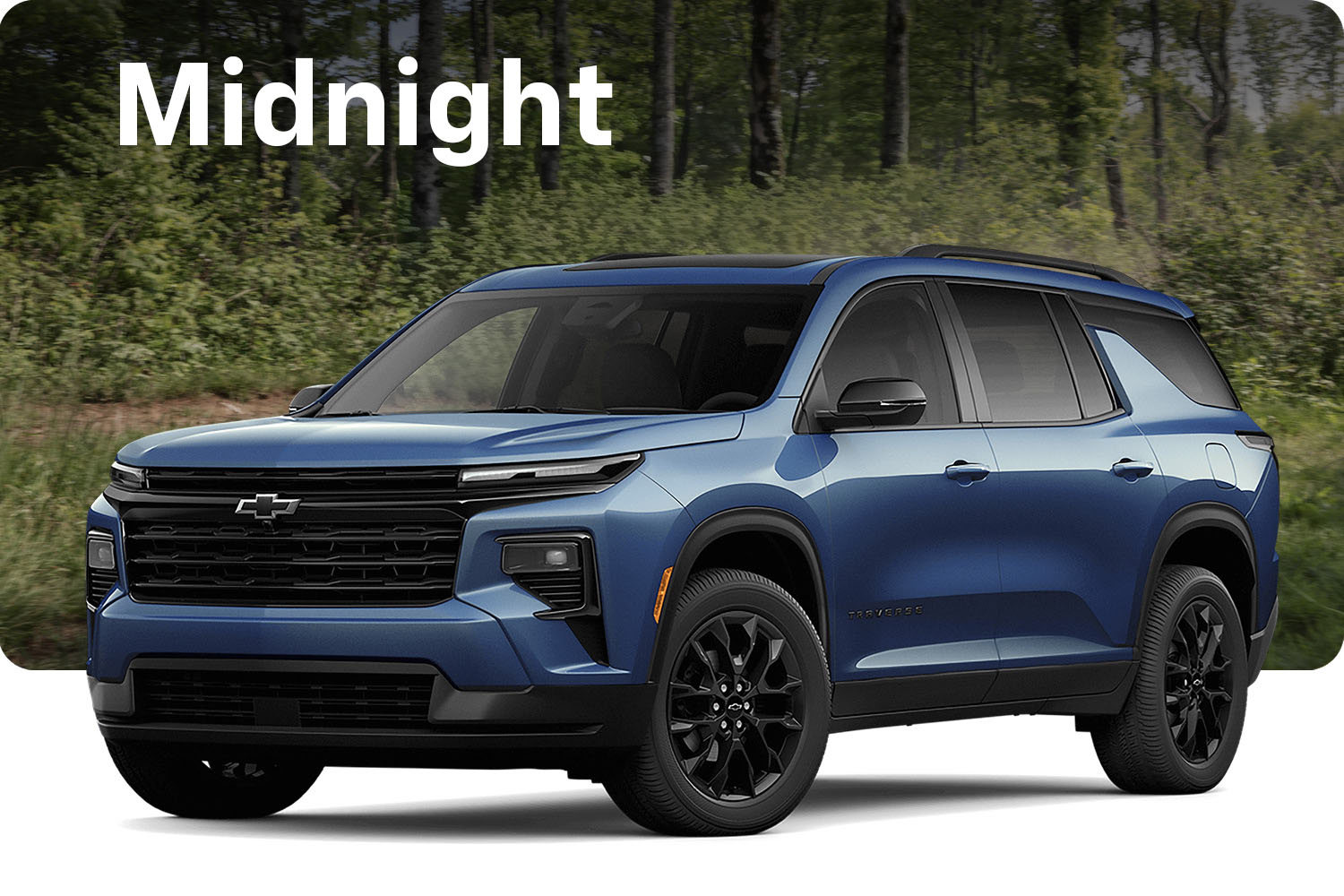 Chevrolet Traverse Z71 midnight color plateado vista lateral