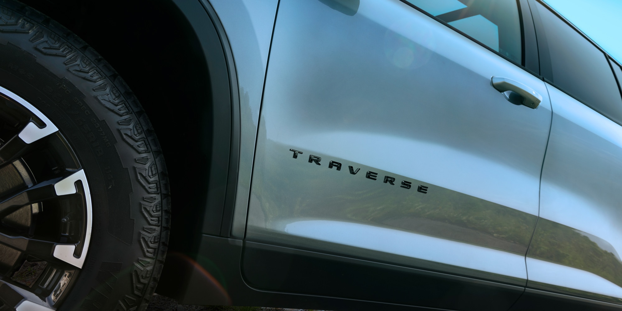 Detalle lateral Chevrolet Traverse Z71